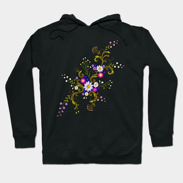 Flowers Botanical Hoodie by letnothingstopyou